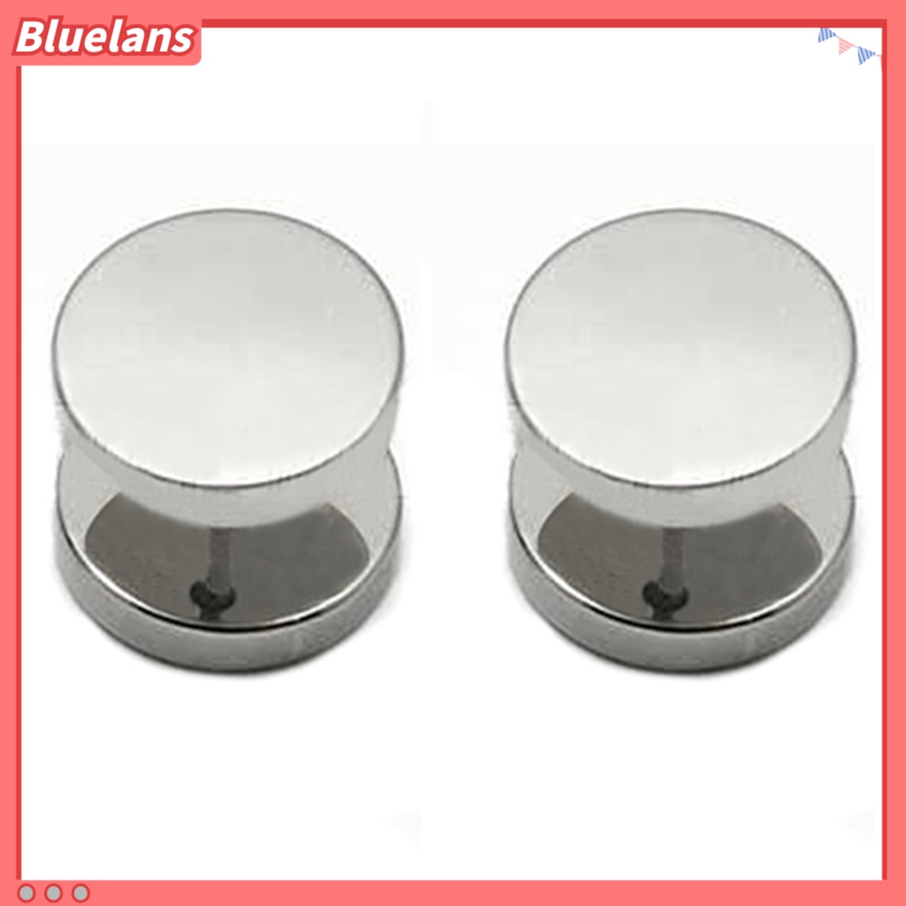 Bluelans Earrings Exquisite Anti-rust Men Punk Gothic Barbell Ear Studs