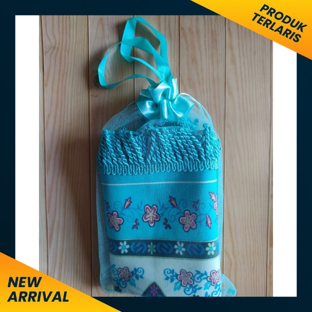 Kantong tile 16x25cm Sarung Tas Serut Souvenir Sajadah Travel Kecil
