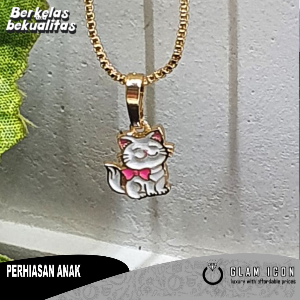 Kalung anak karakter Happy Cat  K0362