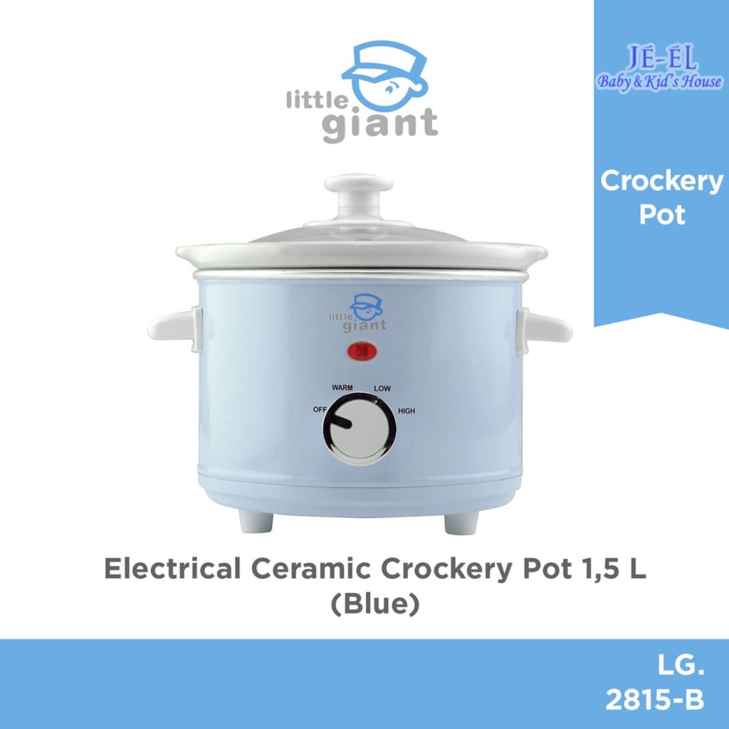 Little Giant Electrical Ceramic Crockery Pot 1.5 Liter LG 2815