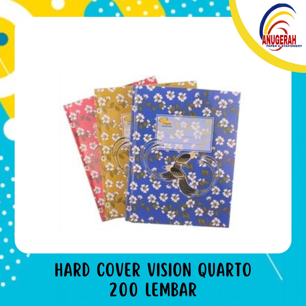 

HARD COVER VISION QUARTO 200 LEMBAR (PCS)