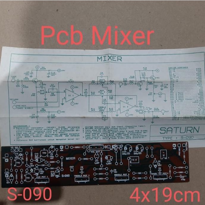 &gt;*&gt;*&gt;*&gt;*] PCB Mixer audio | pcb audio mixer merk saturn | S-090