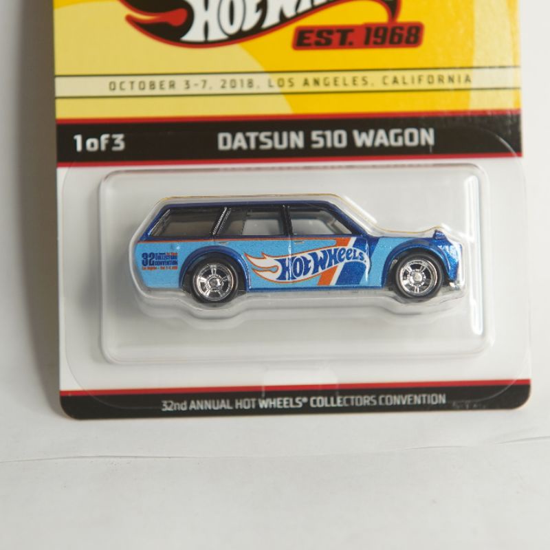 Hotwheels 1/64 diecast Datsun Bluebird 510 Wagon 32nd Annual collector Convention