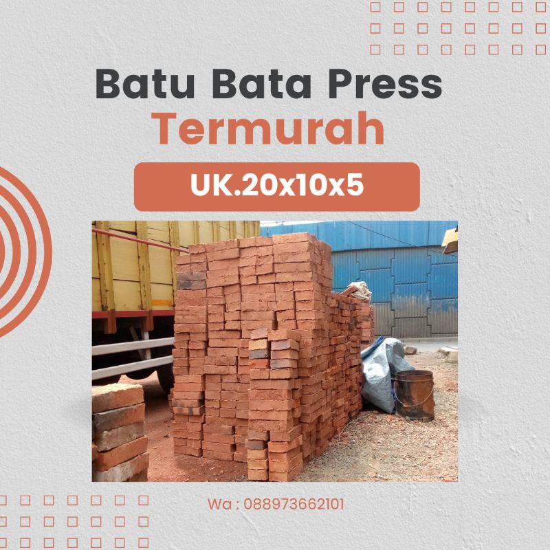 Batu bata merah press jumbo
