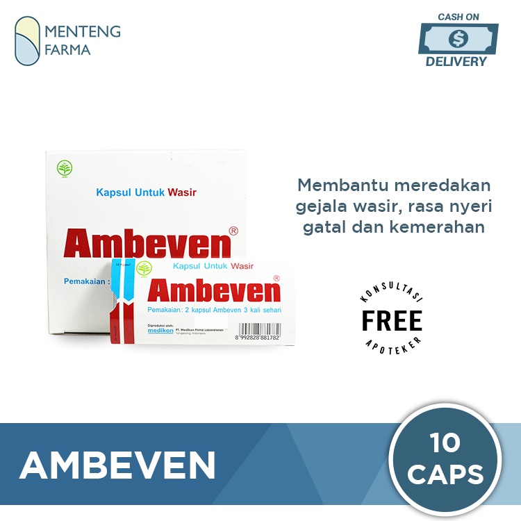 Ambeven - Meringankan Gejala Wasir dan Pendarahan Saat Buang Air Besar