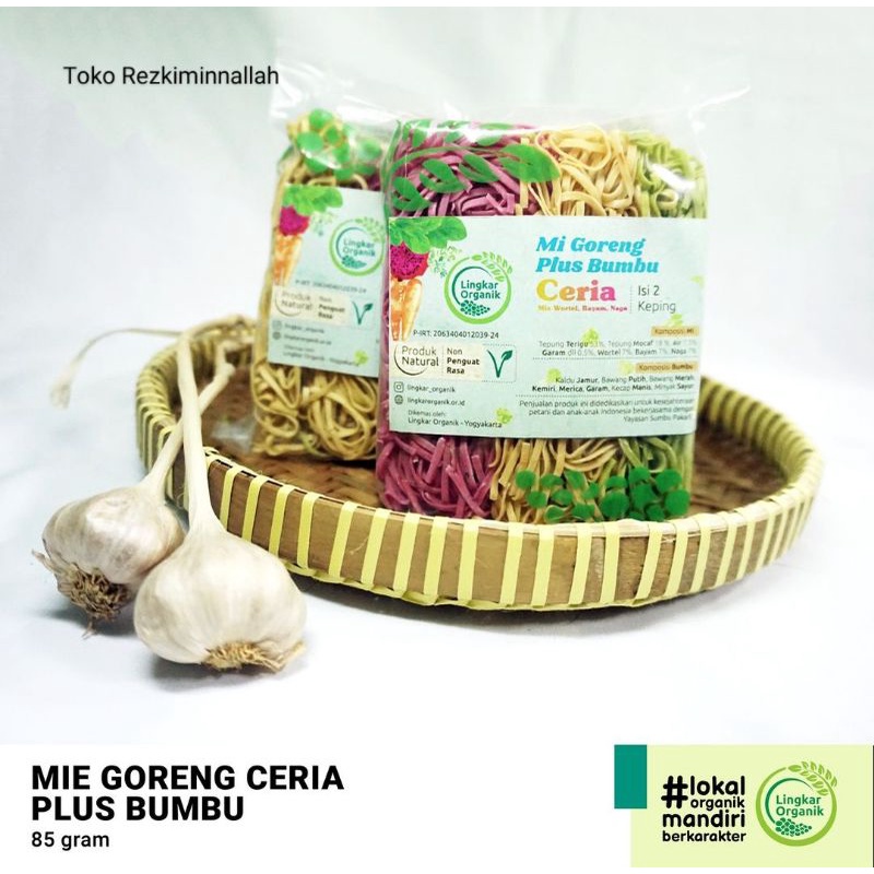 

Mie Ceria Bumbu Mie Goreng - Mie sayur Lingkar Organik | Khusus Cod & online payment