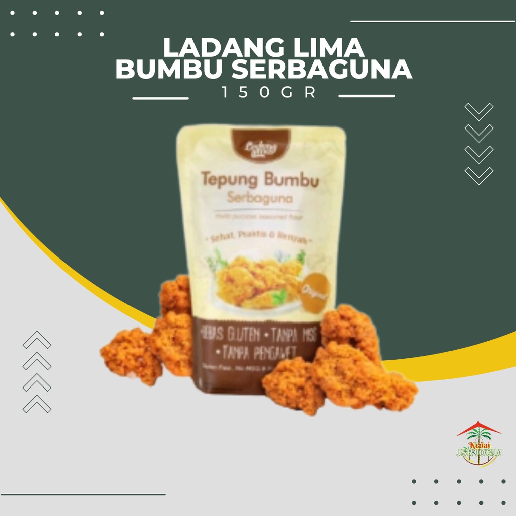 LADANG LIMA TEPUNG BUMBU SERBAGUNA | GLUTEN FREE TEPUNG