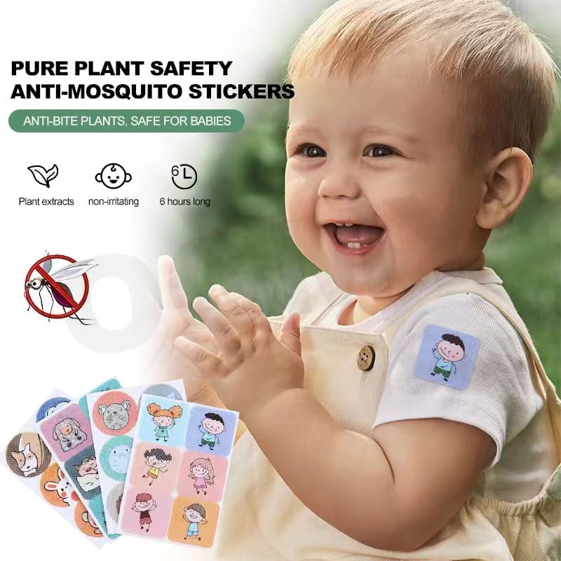 Tmall88 Sticker Anti Nyamuk Bayi Mosquito Repellent Patch Isi 16 Pcs