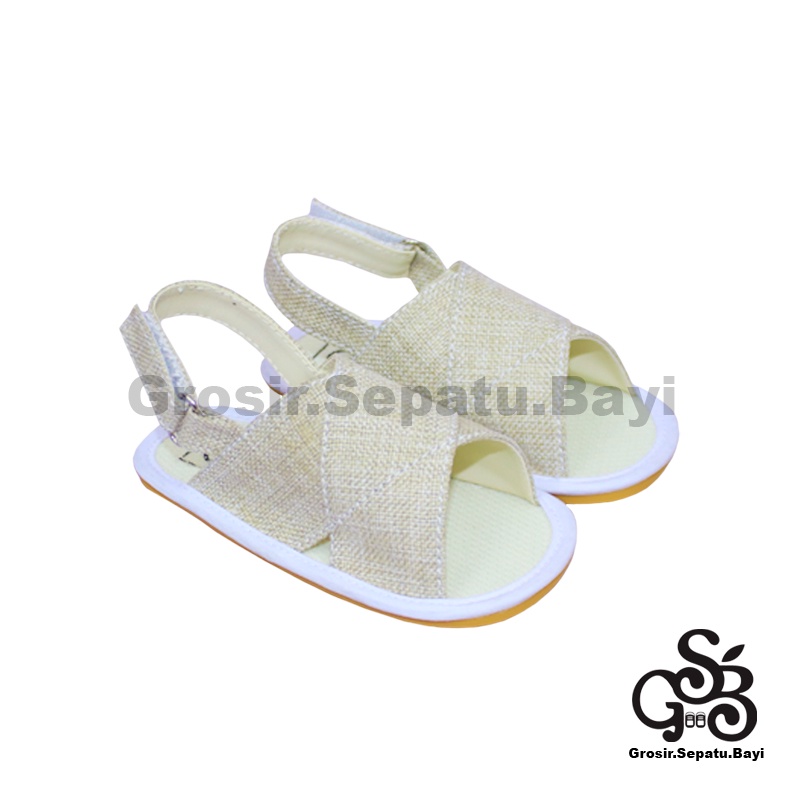 sepatu bayi sandal bayi sendal bayi laki laki perempuan prewalker bayi  umur 2 - 12 bulan model casual S06 polos ringan  fleksibel &amp; Anti Slip