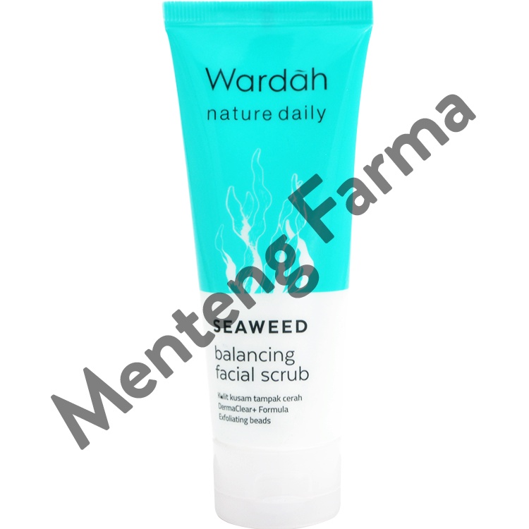 Wardah Nature Daily Seaweed Balancing Facial Scrub 60 ML