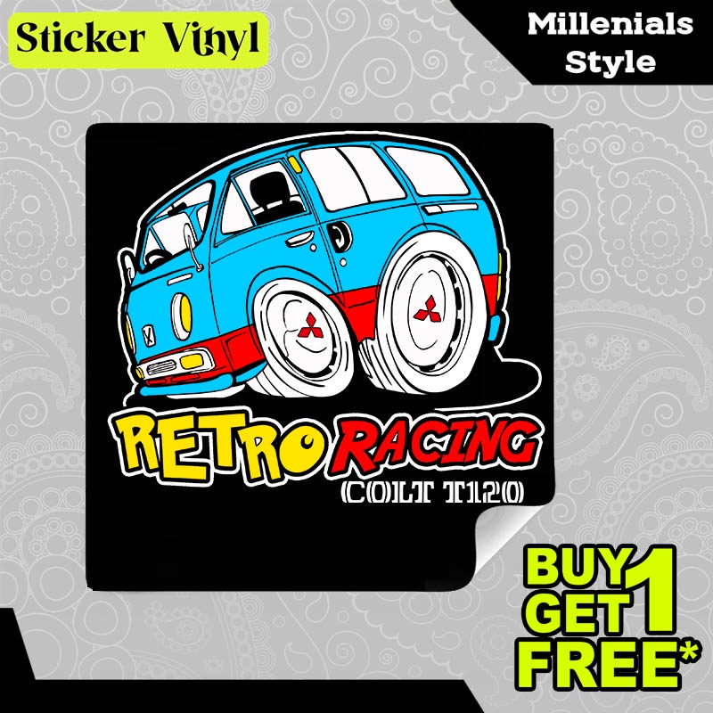 

Stiker Sticker Colt T120 Retro Racing Gambar Unik Desain Keren dan Kekinian Aesthetic Bahan Vinyl Satuan Anti Air