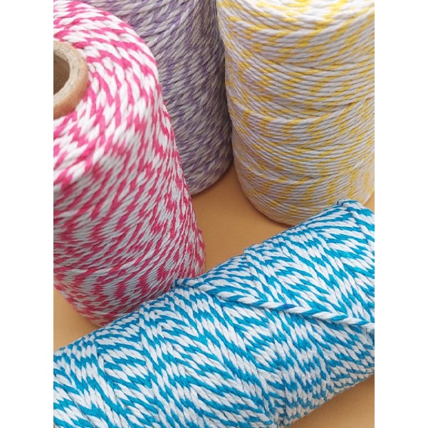 

Tali Kado Bakers Twine Katun 2mm Dijual Permeter