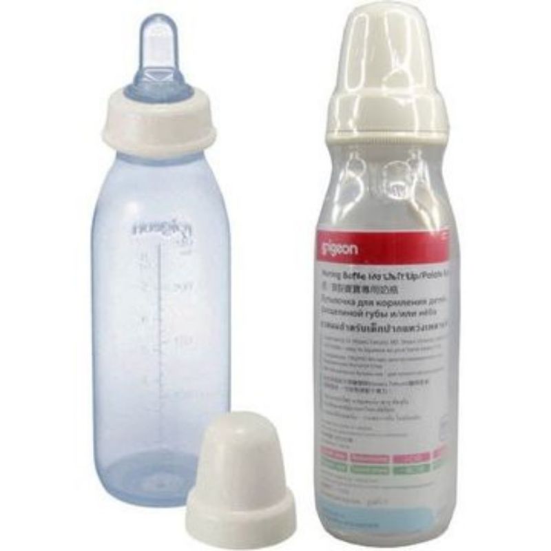 Pigeon Nursing Bottle For Cleft Lips Palate Baby 240ml ( Botol Bibir Sumbing )