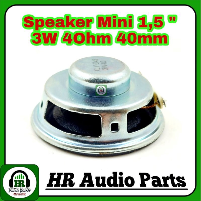 Speaker Mini 1,5&quot; inch 3W 4R New Black Speakers 3Watt 4ohm for Amplifier 3w or 5w