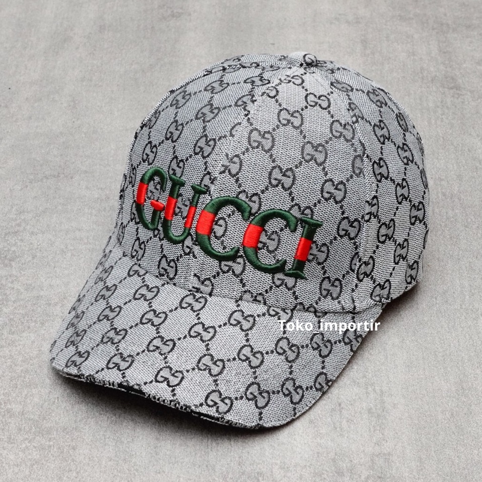 Topi Gucci Motif Import Pria Unisex