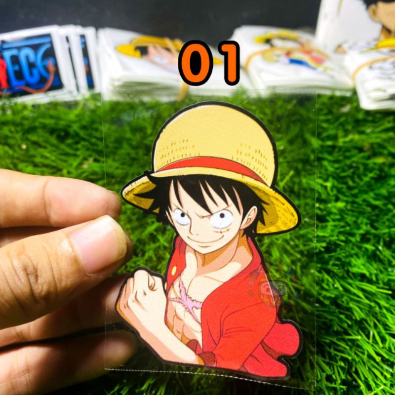 Sticker onepiece karakter luffy lengkap keren Stiker anime lufi onepeace