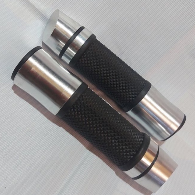 sepasang grip plus jalu miring cnc handgrip jalu miring grip jalu cnc universal bisa untuk semua motor