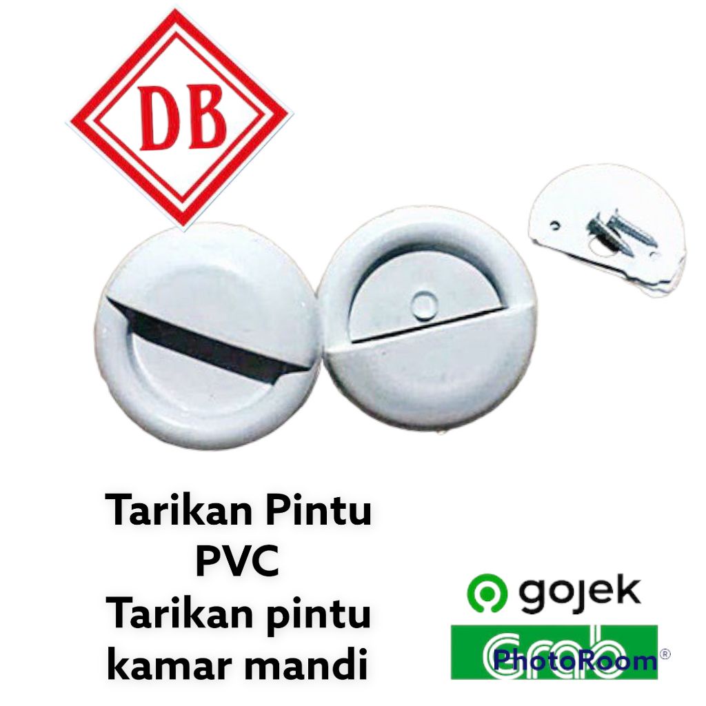TARIKAN TUTUP LUBANG PINTU PVC BULAT PINTU KAMAR MANDI PVC/HANDLE PINTU KAMAR MANDI PVC