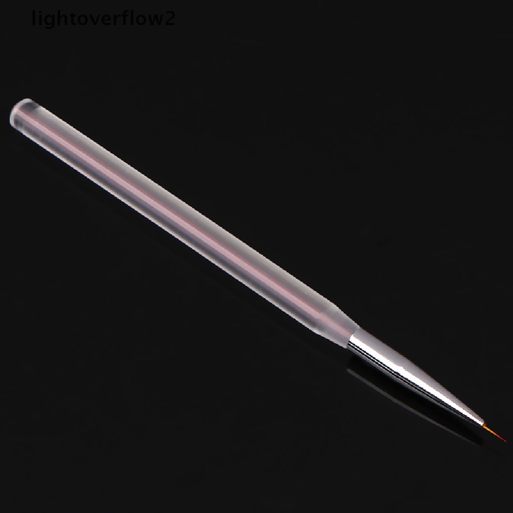 (lightoverflow2) 1 / 5pcs / Set Kuas Lukis / Ukir Kutek Gel UV Untuk Nail Art DIY