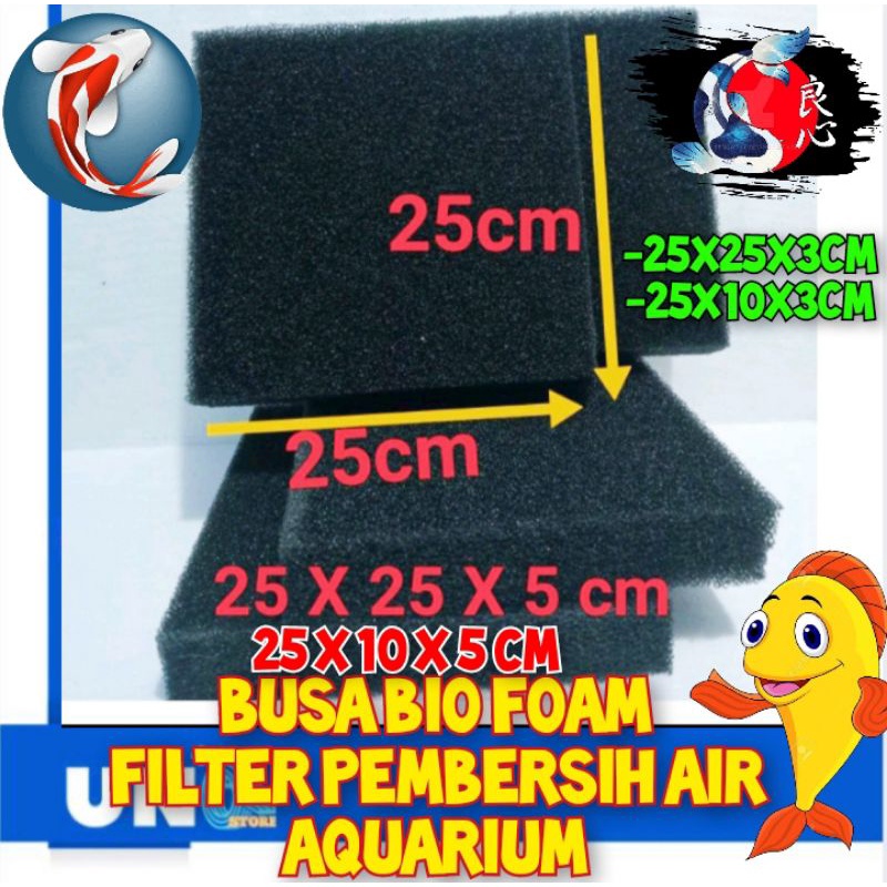 KAPAS BUSA BIO FOAM  FILTER PEMBERSIH AQUARIUM