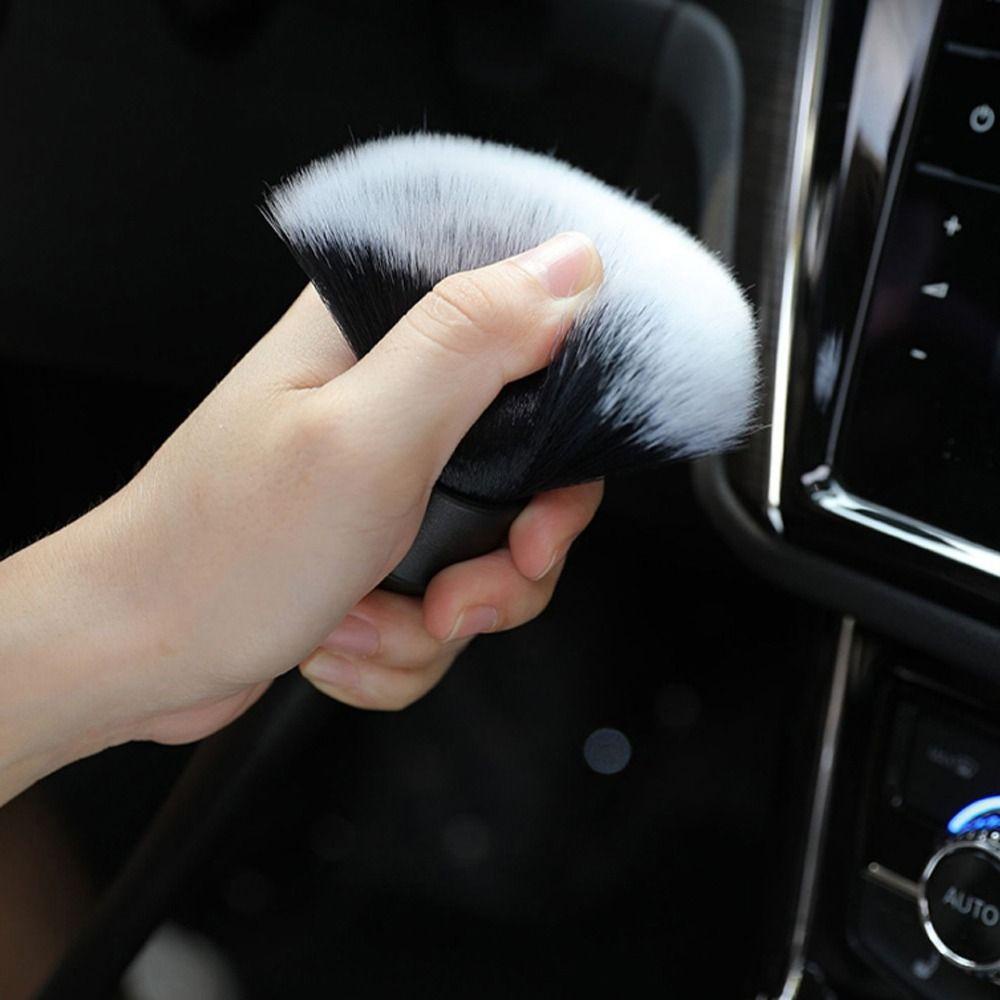 LANFY Sikat Detail Interior Mobil Kualitas Tinggi Awet Lembut Kendaraan Penghilang Debu Sintetis Celah Outlet Udara Gap Duster Detailing Brush