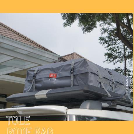 Roof Bag Tole Otomotif Eksterior Mobil Traveling Safety Bag