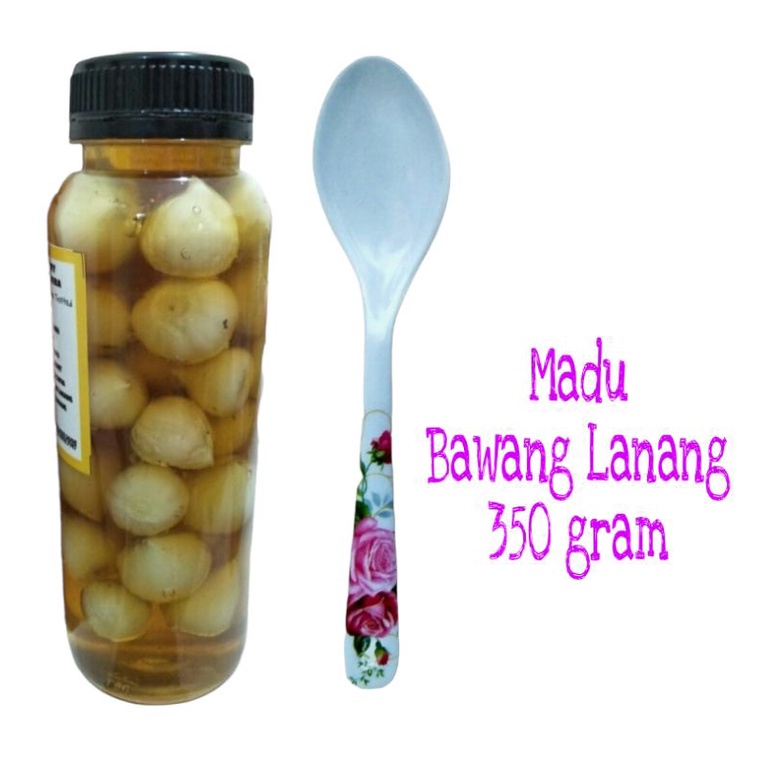 

madu bawang lanang 350gram free melamin sendok 17cm