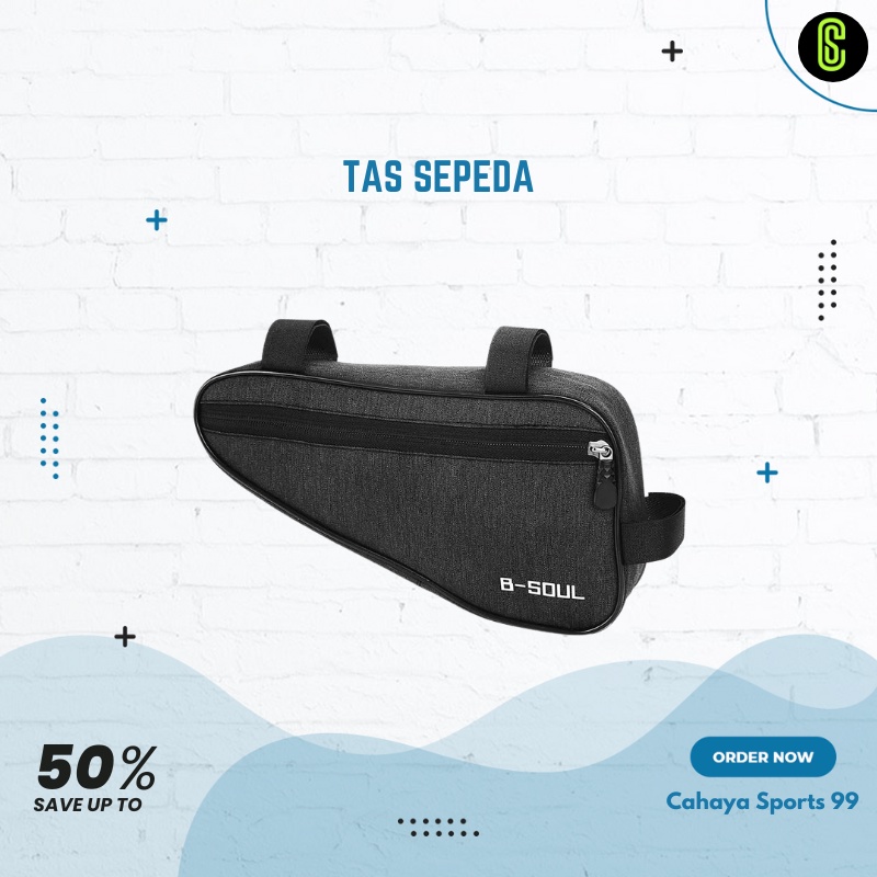 Tas Sepeda Serbaguna Triangle Frame Bag Pouch Tipe B - BS1B