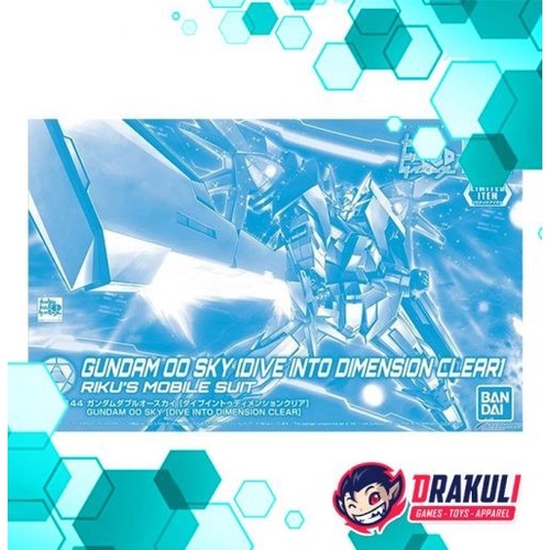 BANDAI Plamo HG Gundam OO Sky Dive Into Dimension Clear