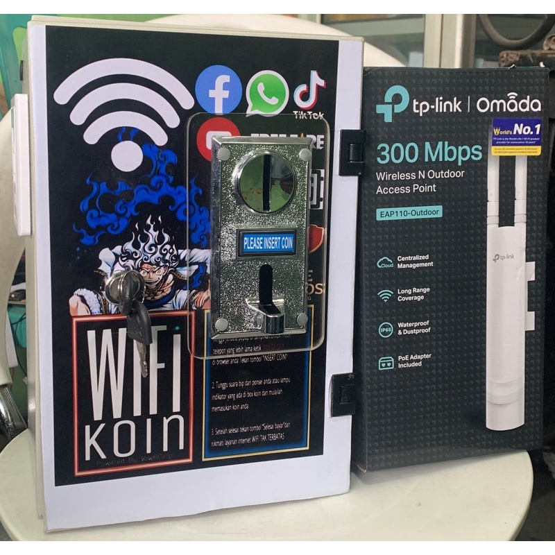 paket wifi koin murah tplink eap110 omada series