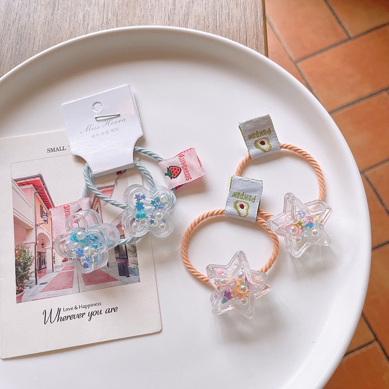 (1psg) Set Ikat rambut | Pita Karet Rambut | bayi anak import perempuan aksesoris catalog JYRF FD