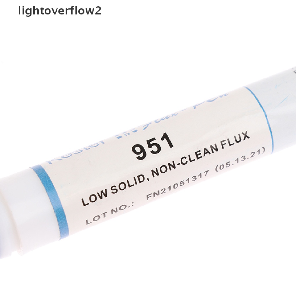 (lightoverflow2) 951 10ml Pen Flux Rosin Solder Bebas Timah Untuk Solar Cell