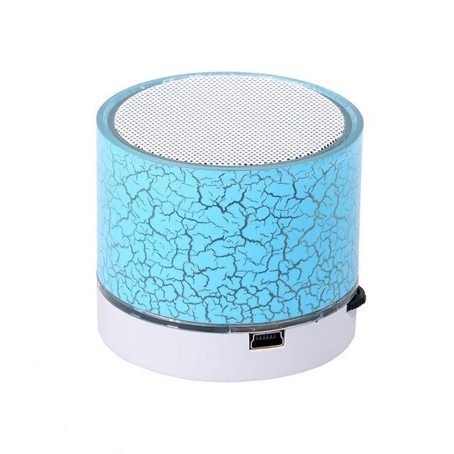 Mini LED Bluetooth Speaker Cracked Colour Edition