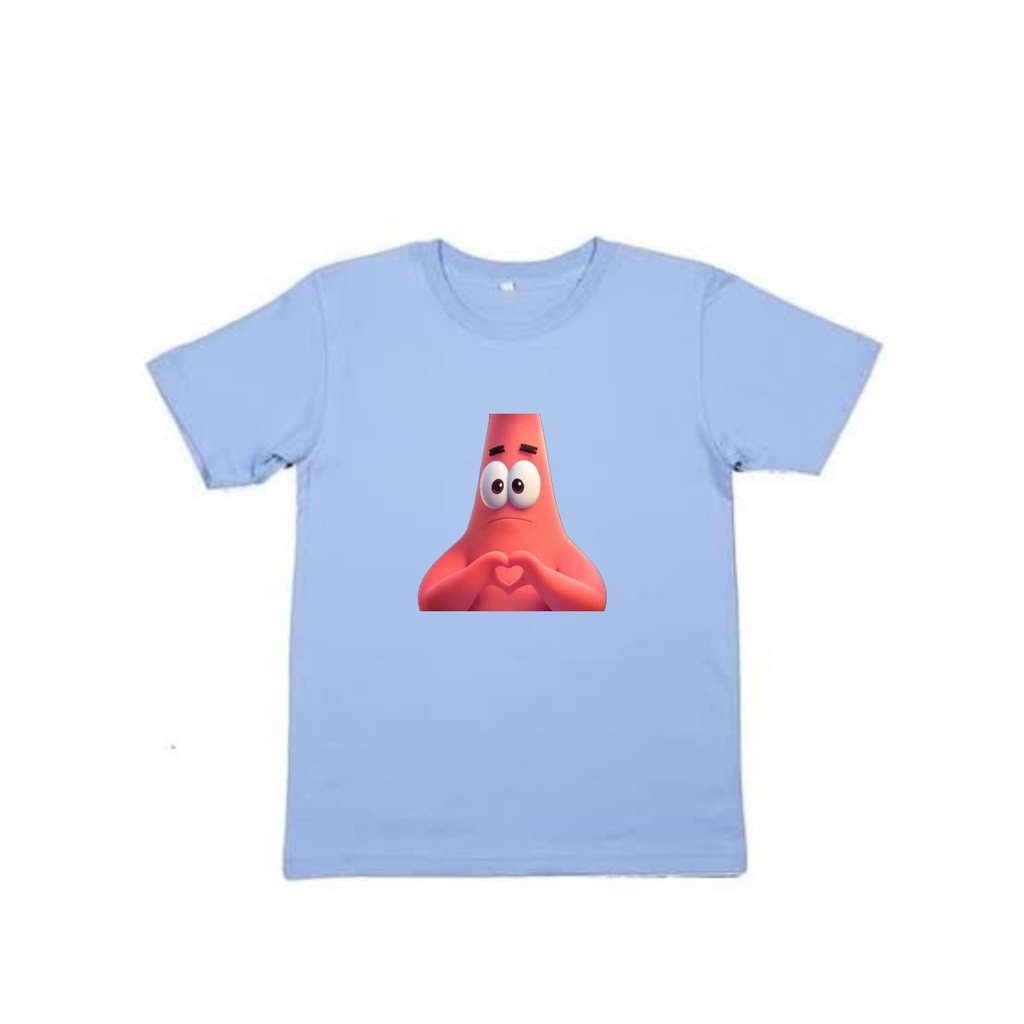 KAOS BAJU T-SHIRT ANAK SPONGEBOB PATRICK UNTUK ANAK 2-10 TAHUN BISA COD