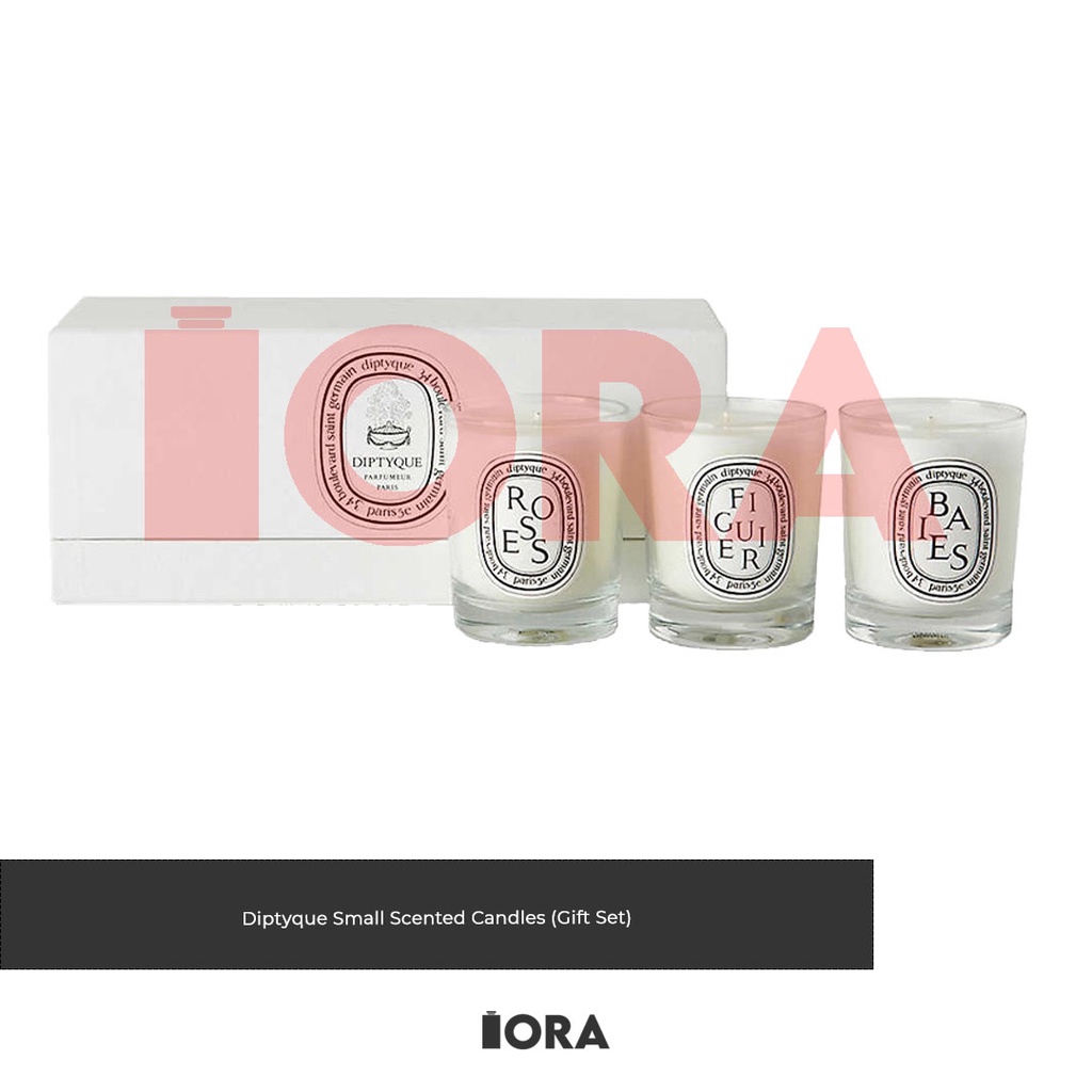 Jual Diptyq** Small Scented Candles 3x70g Lilin Original GIFT SET
