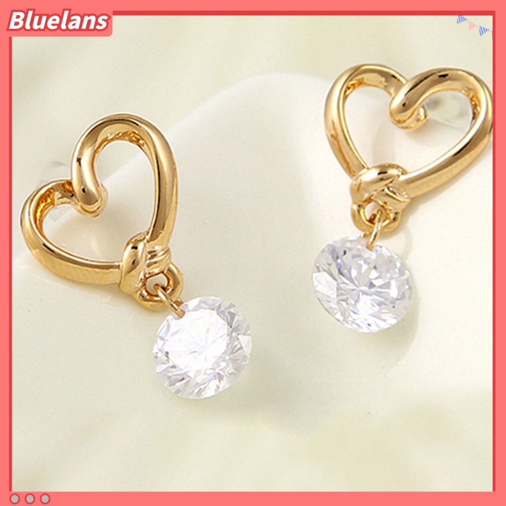 Bluelans Earrings Bowknot Faux Pearl Design Beautiful Alloy Jewelry Gift Ear Stud