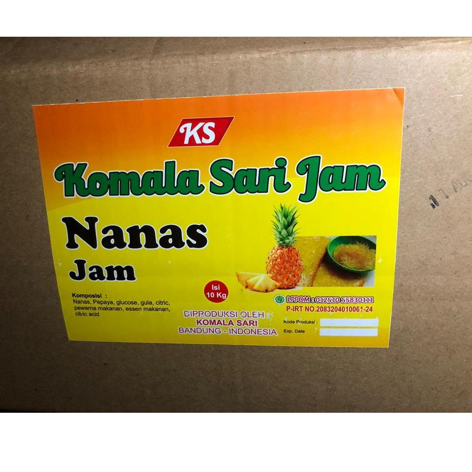 

Laris Lagi--Selai Nanas / Selai Strawberry Komala Sari Kemasan Repack 1 kg