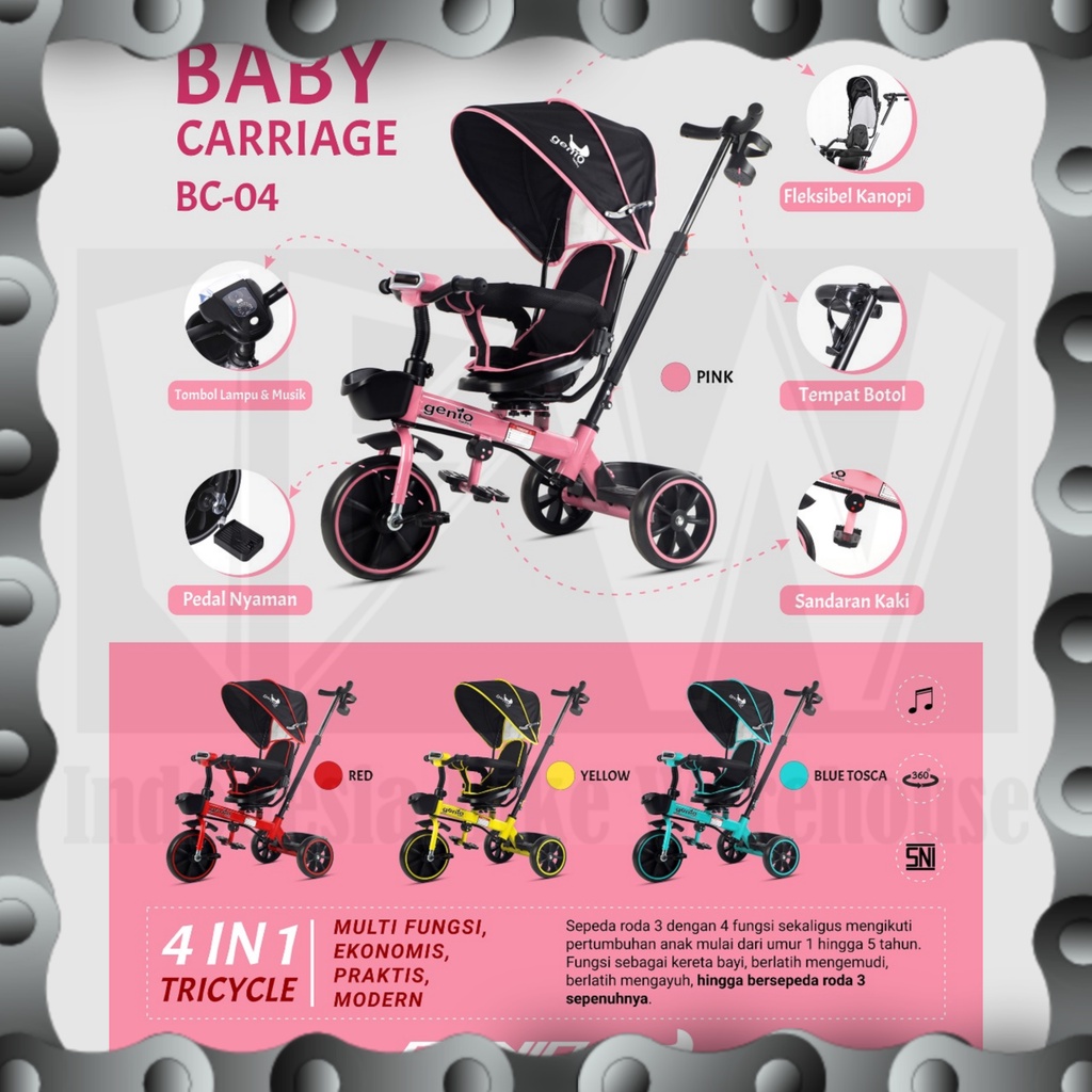 IBW - Sepeda Roda 3 GENIO BC-04