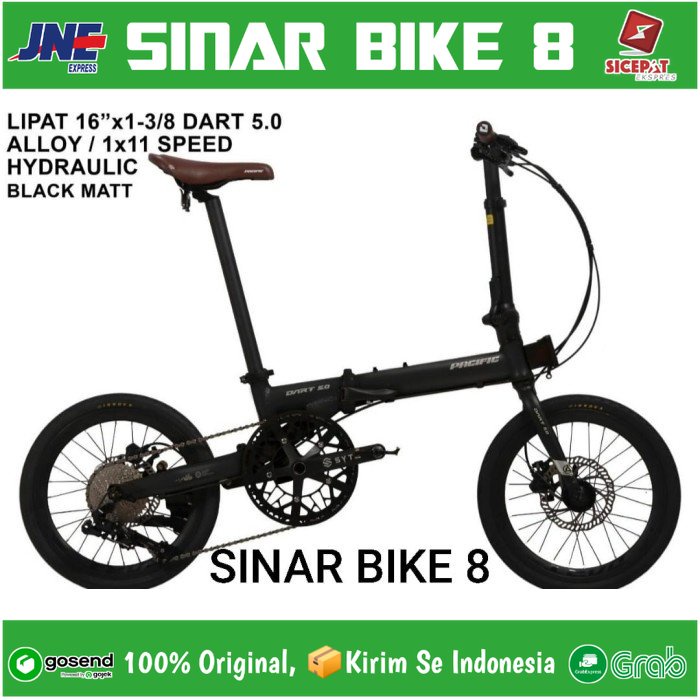 SEPEDA LIPAT PACIFIC BIKE DART 5.0 Ukuran 16 Inch