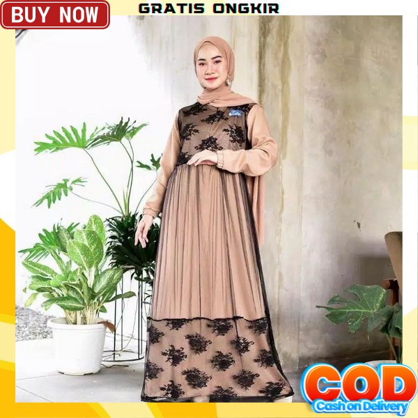 Baju Gamis Terbaru Wanita Kekinian 2023 Budju Games Terfavorit Anak Remaja Gmis Fashion Muslim Perem