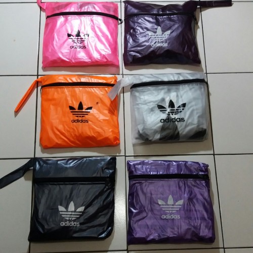 jas hujan motor adidas / jas hujan dewasa pria dan wanita / jas hujan Jaket + Celana All Size &amp; XXXL