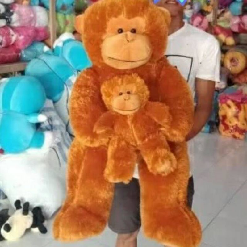 boneka monyet jumbo beranak.