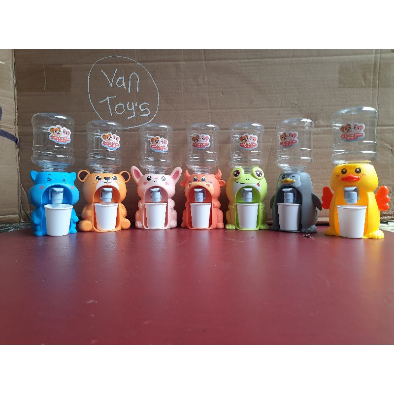 Dispenser Air Galon Mini Anak Anak Karakter Lucu Kecil/ Sedang/ Besar