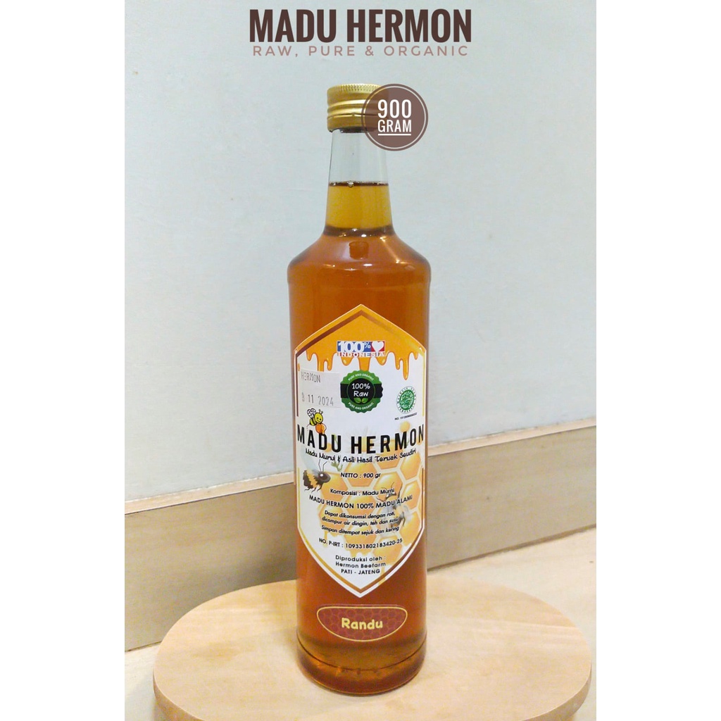 

Madu Hermon - 5 Varian Madu, Murni dan Organik 900gr (Sertifikat PIRT)