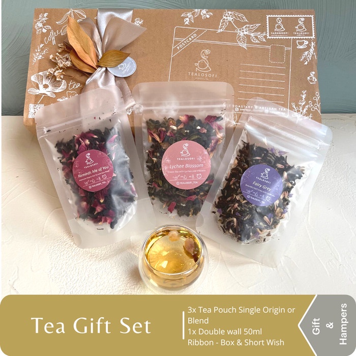 

[COD] Tea Gift Set Tealosofi - Healthy Herbal Hampers Kado Souvenir