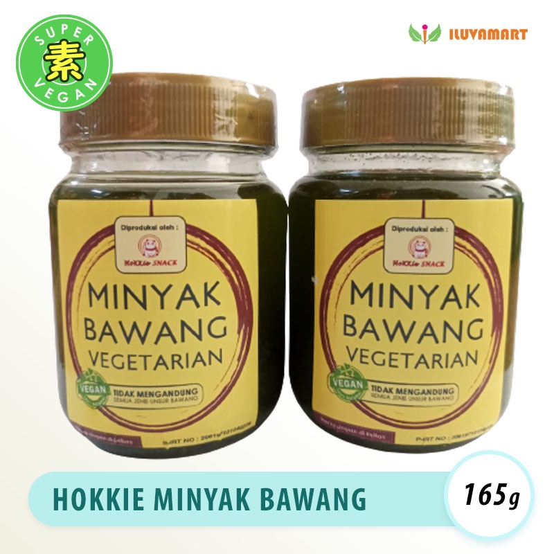 

Hokkie Minyak Bawang Vegetarian 165 gr Onion Oil Vegan