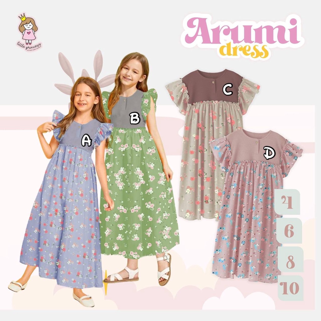 ARUMI DRESS by LITTLE PRINCESS