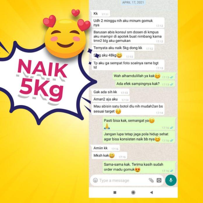 

FREE ONGKIR!GOMUK MADU PENGGEMUK/ 100% ORIGINAL/NAIK 5-10 KG DALAM 2 MINGGU/ATASI GEMUK KETURUNAN/KURUS CACINGAN|SQ7