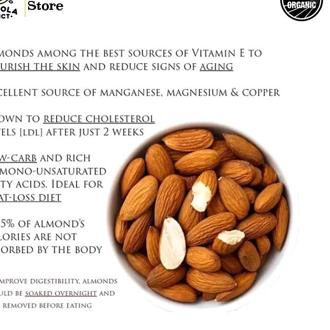 

10.10 STOK READY Granola Addict - Raw Almond Slice / Irisan Kacang Almond Mentah 500G 