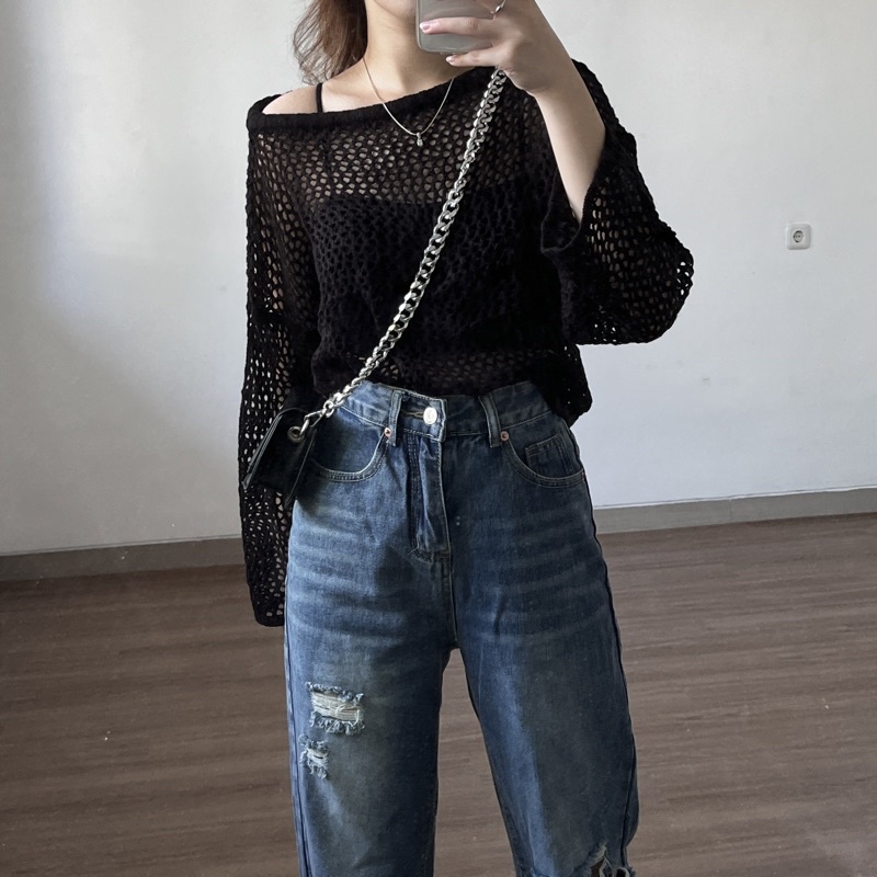 CLOTHIER - Mason Mesh Top